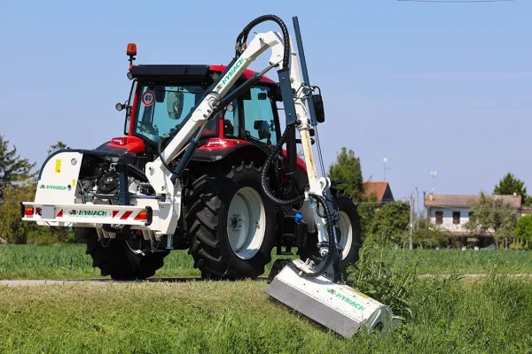 Bras débroussailleur arrière professionnel avec embout télescopique Trusty Hymach Evidenza